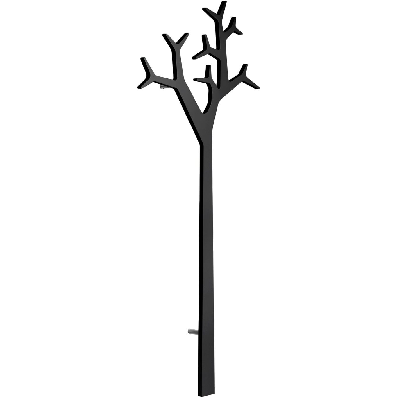 Tree Wall Coat Stand 194 cm, black