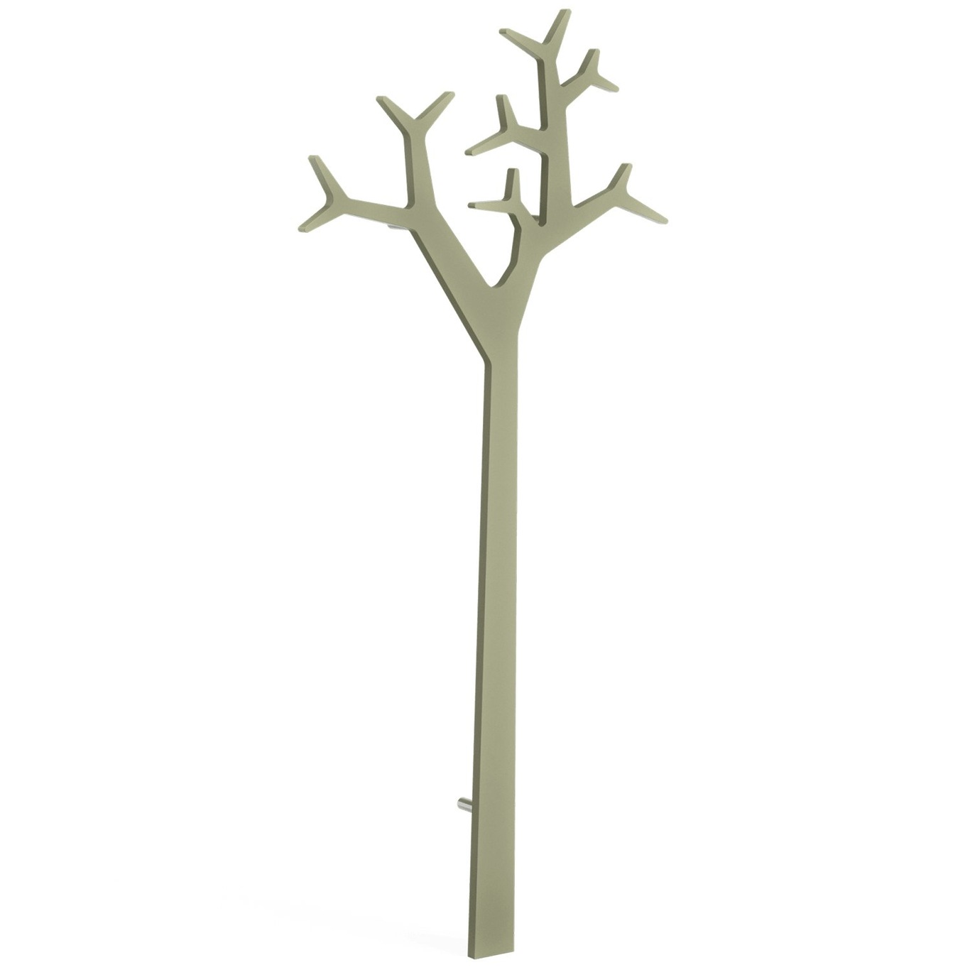 Tree Garderobe Wandmontiert 194 cm, Weiß