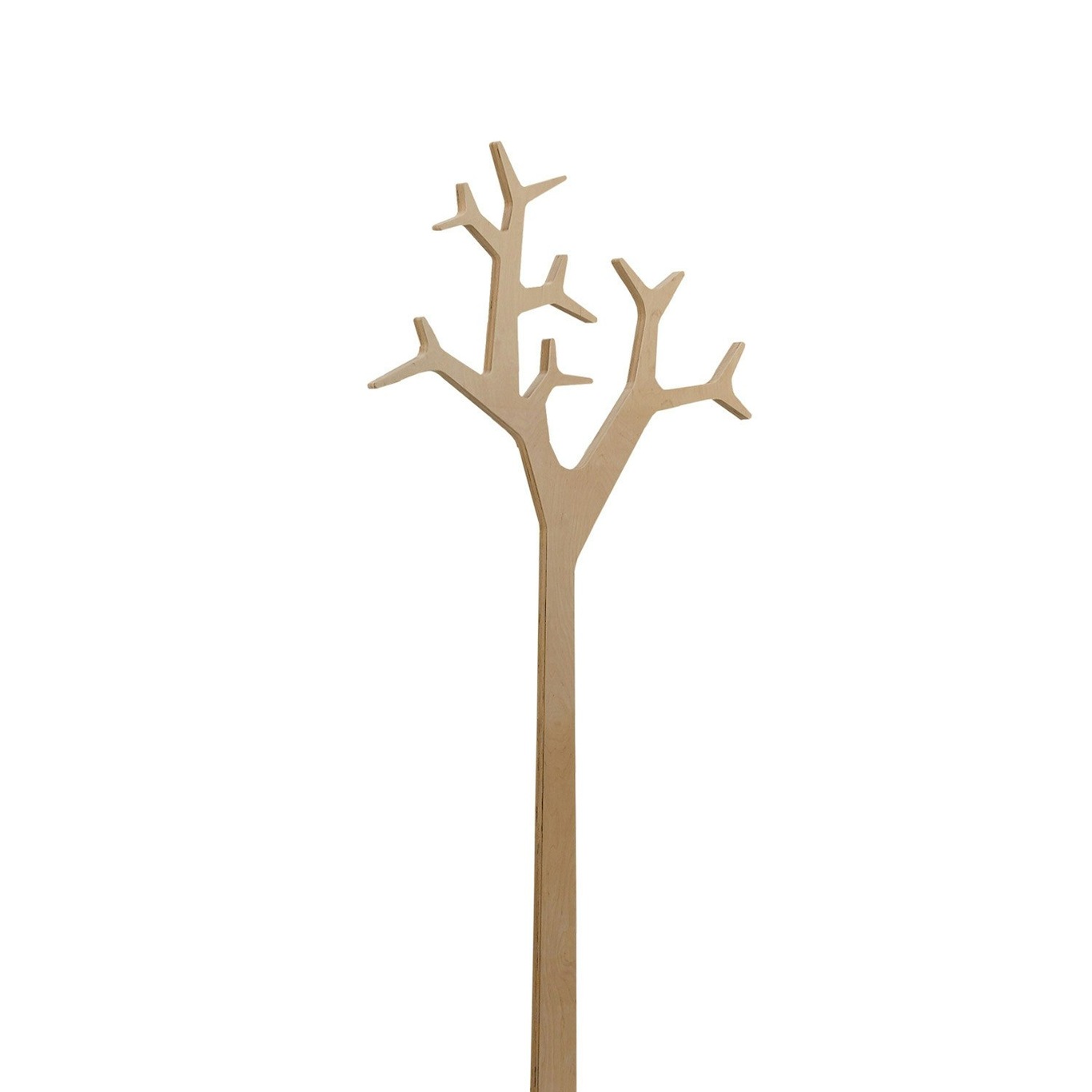 Tree Garderobe Wandmontiert 134 cm, Eiche