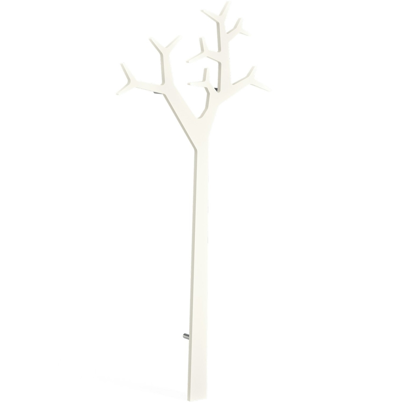 Tree Garderobe Wandmontiert 194 cm, Soft White