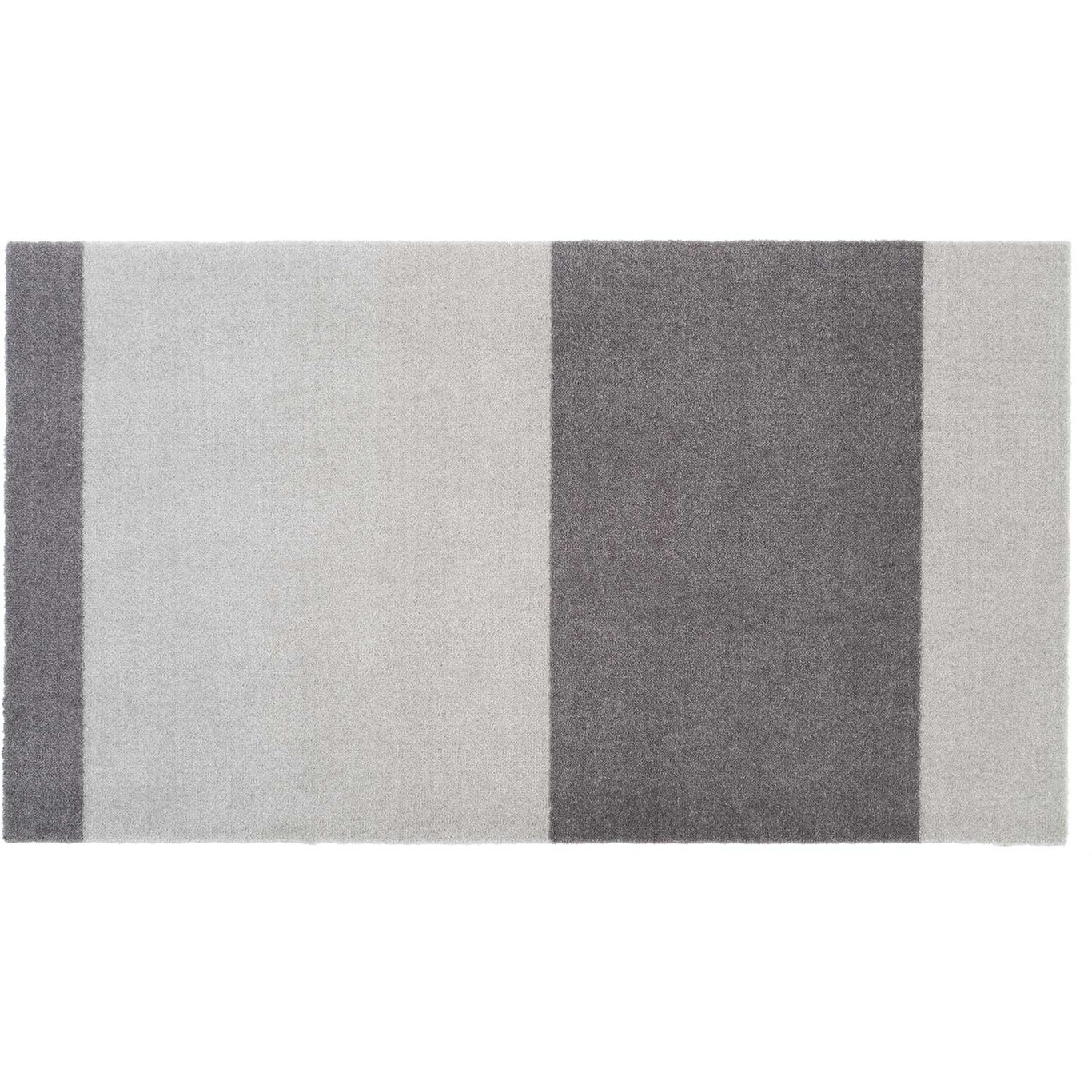 Stripes Teppich Steel Grey / Hellgrau, 67x120 cm