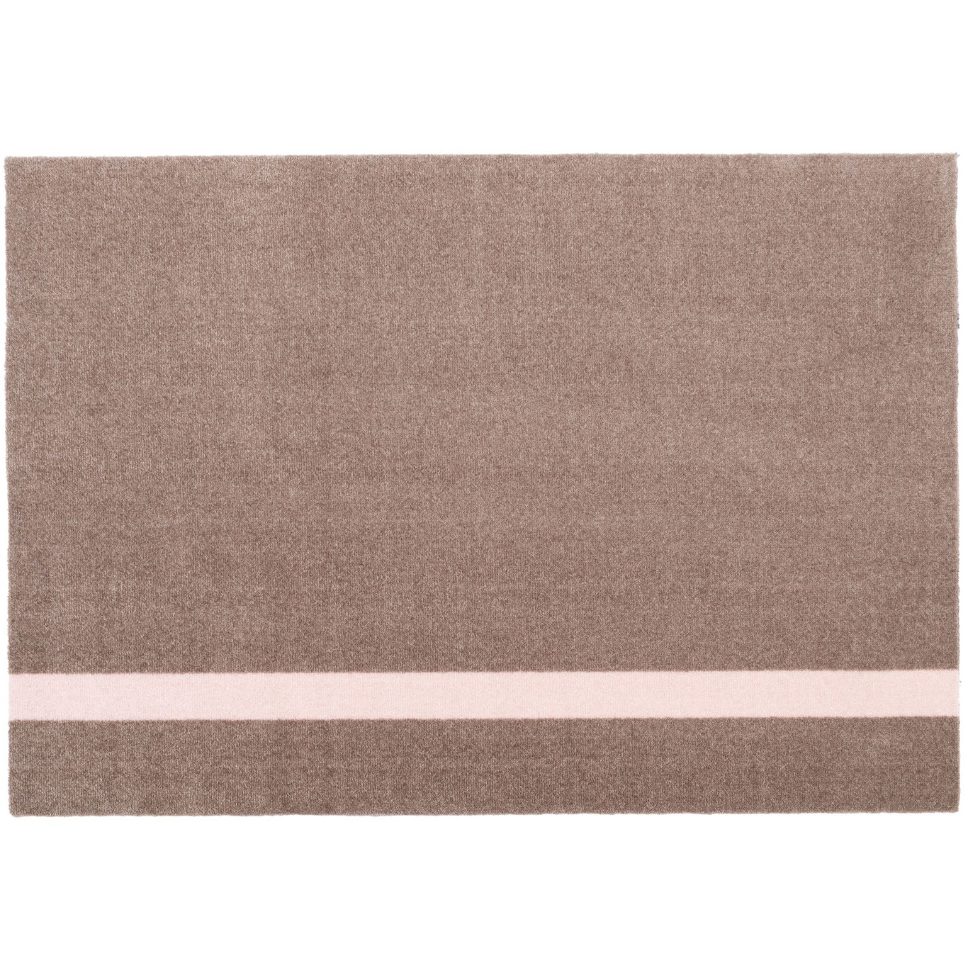 Stripes Teppich Vertikal Sandfarben/Light Rose, 90x130 cm