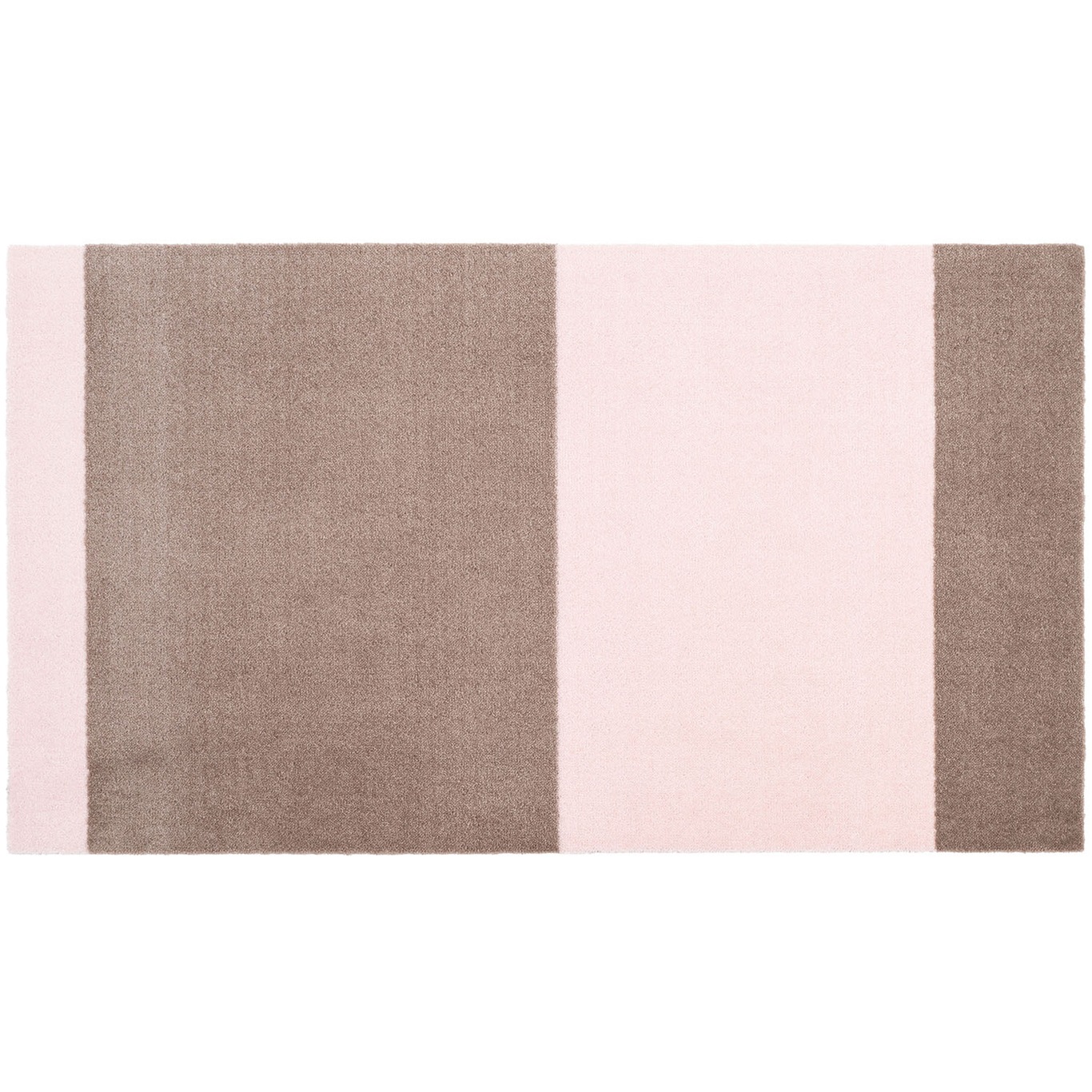 Stripes Teppich Sandfarben/Light Rose, 67x120 cm
