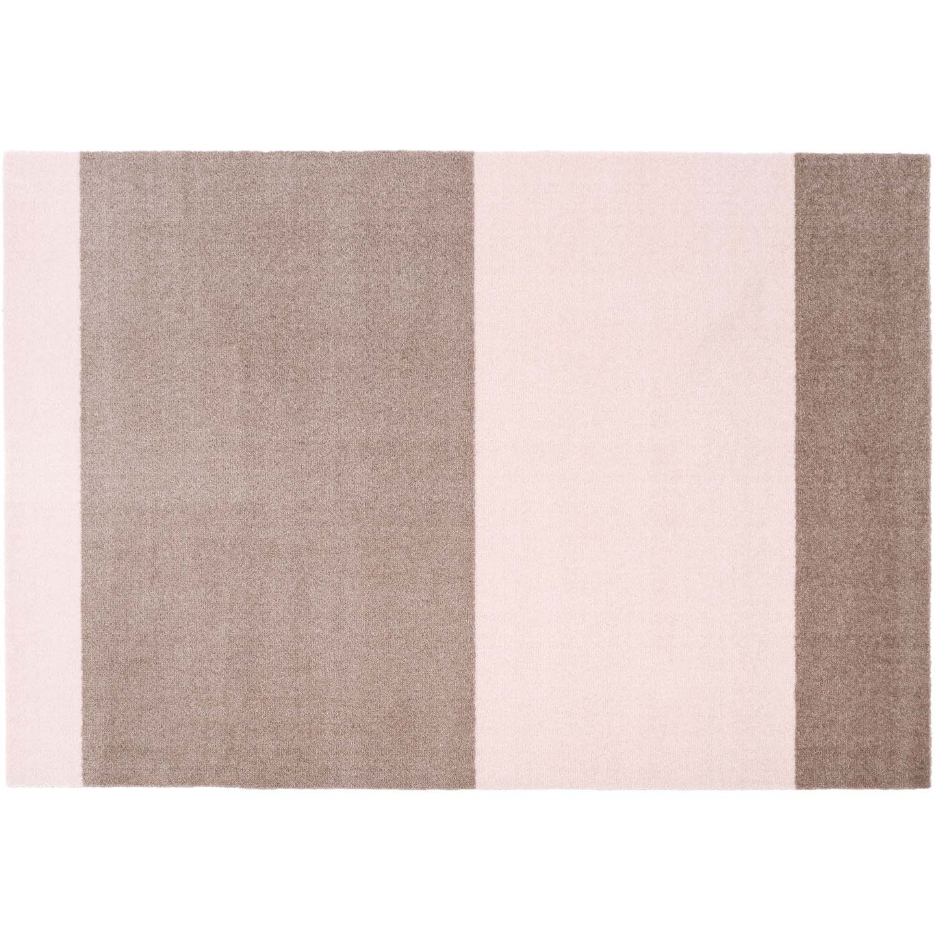 Stripes Teppich Sandfarben/Light Rose, 90x130 cm