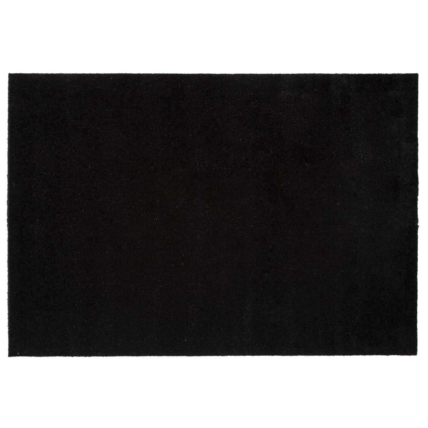 Unicolor Türmatte Schwarz, 130x90 cm