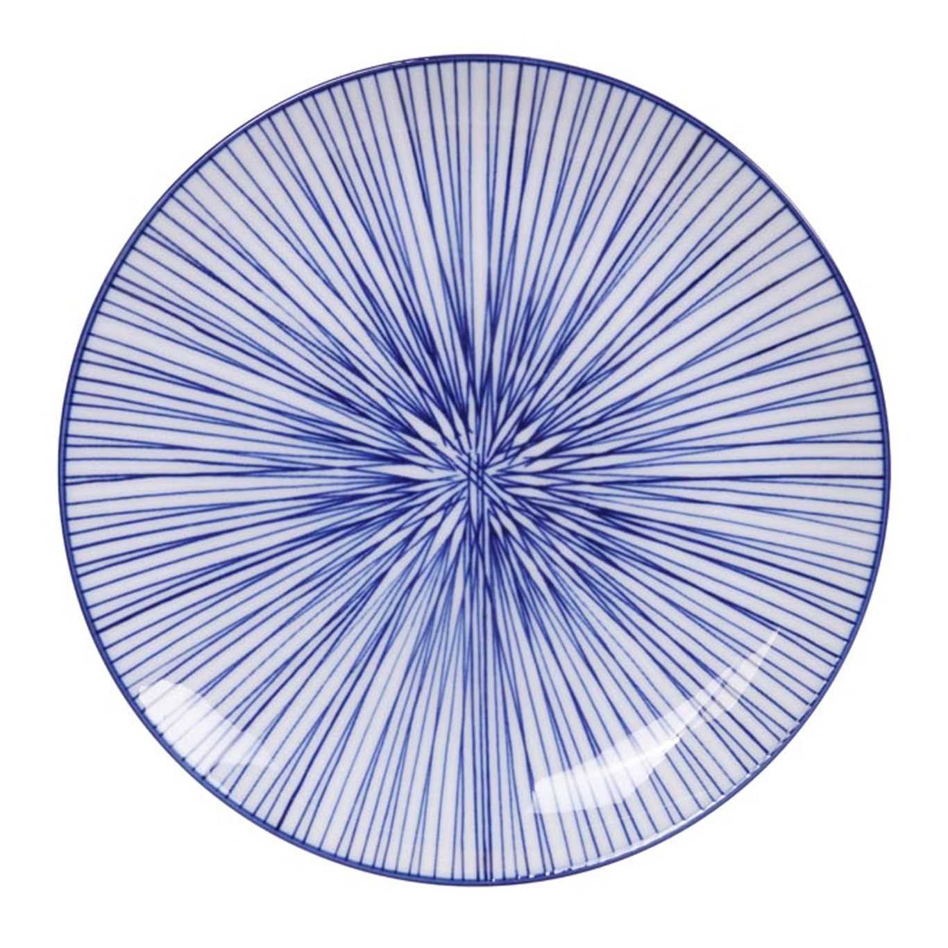 Nippon Blue Teller 20,6 cm, Lines