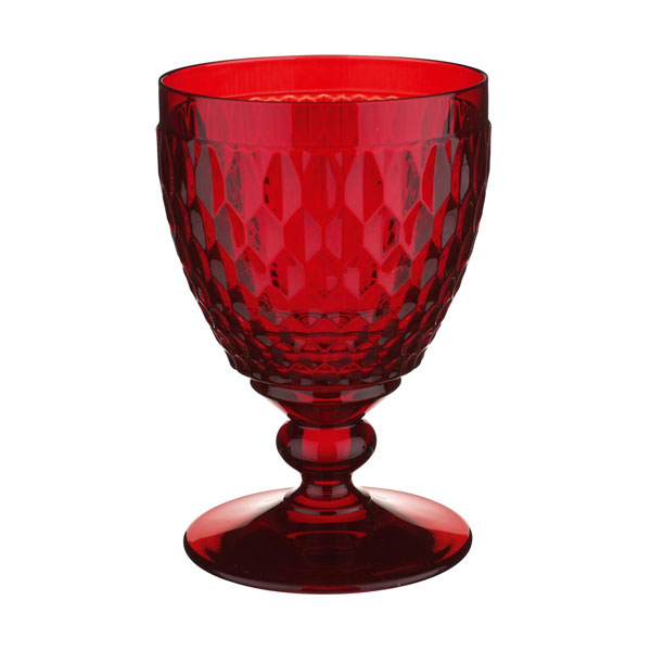 Boston Coloured Wasserglas 35 cl, Rot