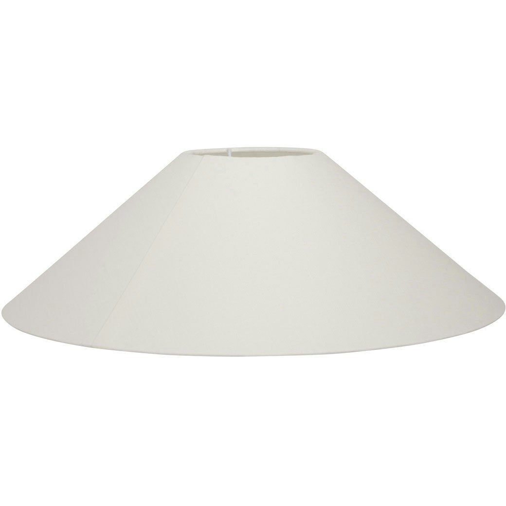 Basic Flat Lampenschirm Weiß, 36 cm