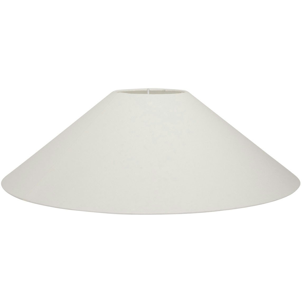 Basic Flat Lampenschirm Weiß, 42 cm