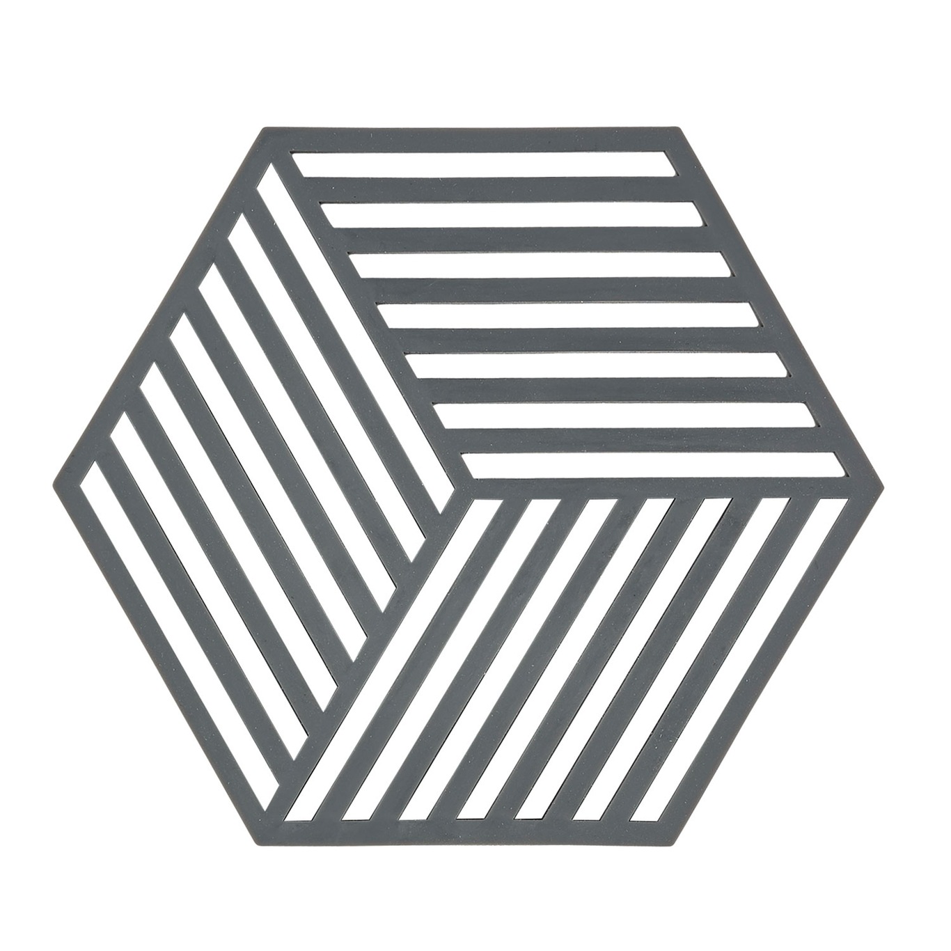 Hexagon Trivet Topfuntersetzer Grau